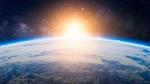 Sunrise over the earth