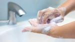 Handwashing with soap