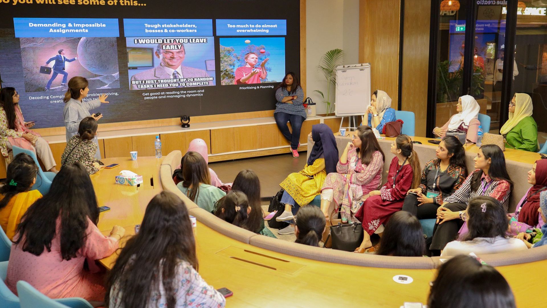 Leadership circle is being held under the leadership of Fathema Zuberi