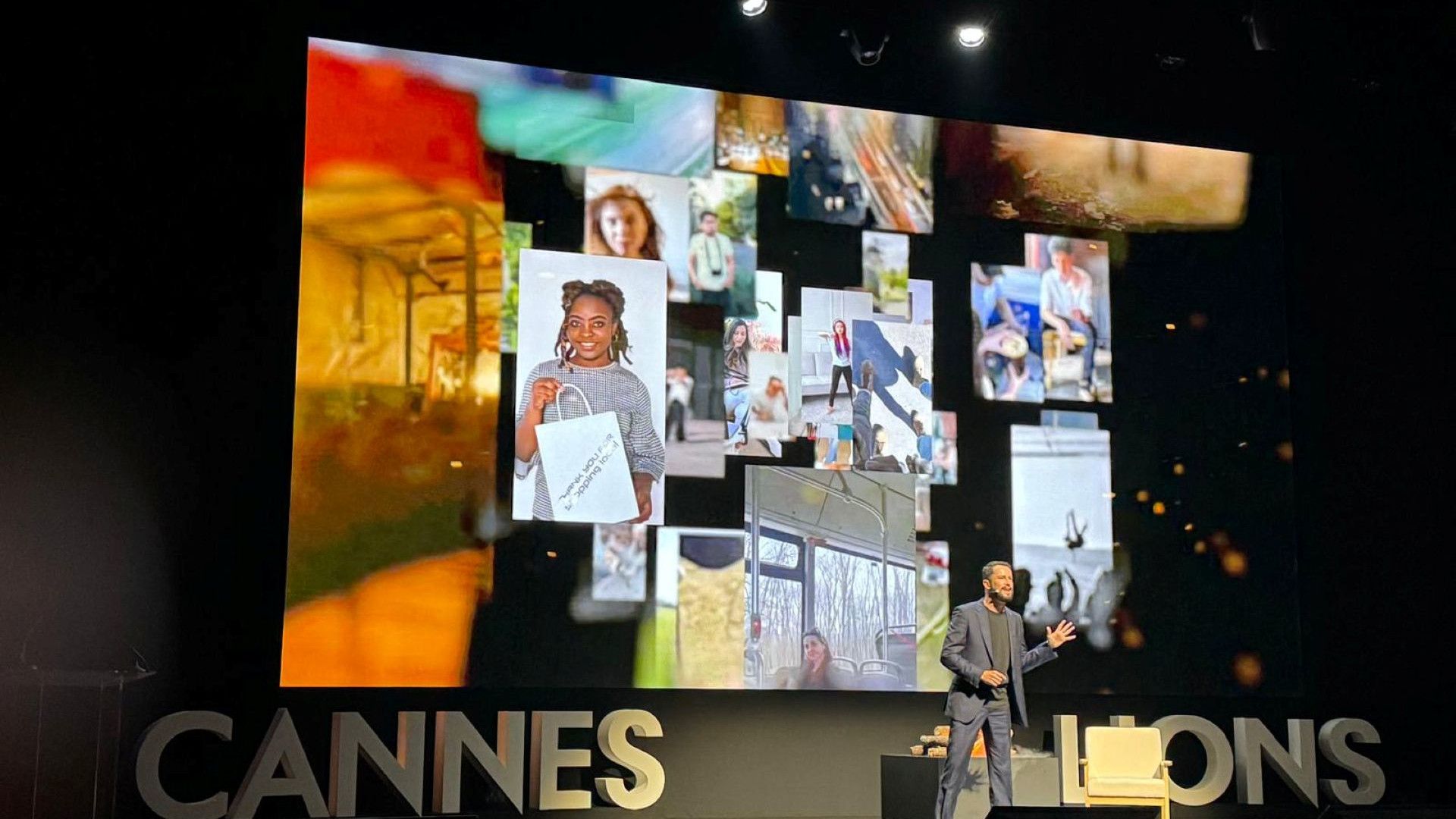 Leandro Barreto, Unilever’s Chief Marketing Officer, on stage at the 2026 Cannes Lions International Festival of Creativity.