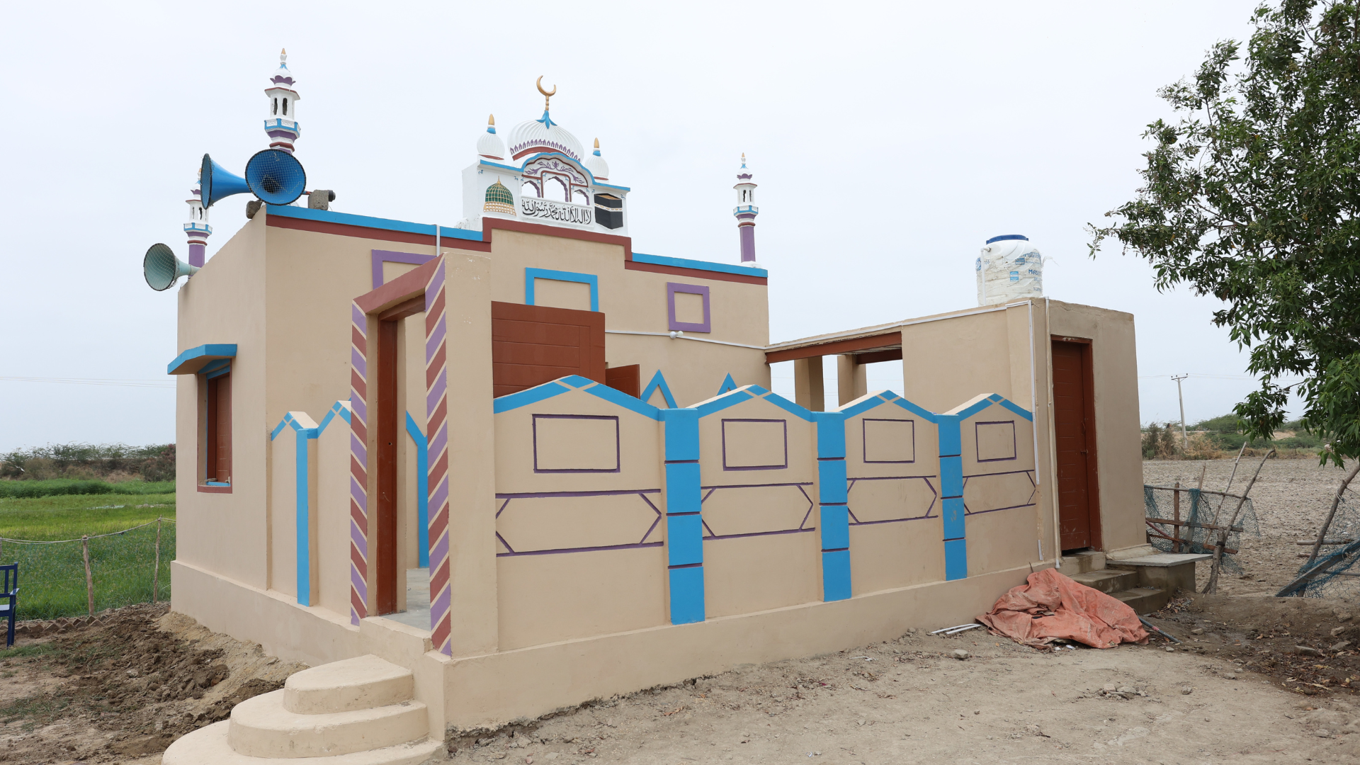 Picture of a Masjid constructed in the village