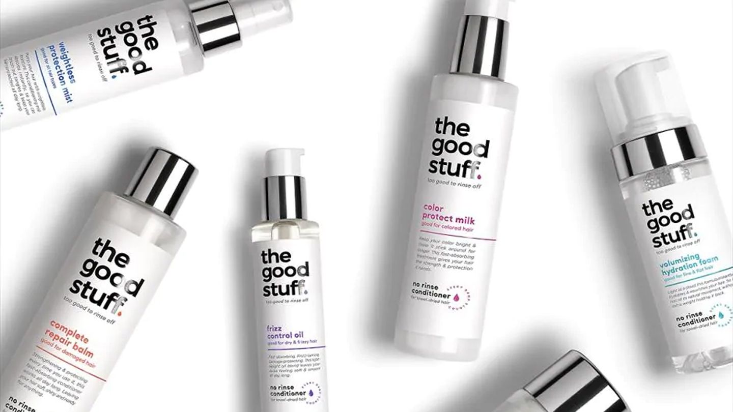 Non-rinse conditioners from Unilever brand ‘the good stuff’