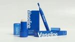 Vaseline Originals products: the Primer & Highlighter and the Brow Tamer Jelly. Both in blue packaging with white writing.